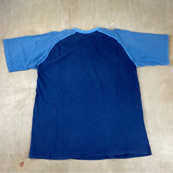 Vintage Hang Ten Surf Company Blue Large T-Shirt Beach Surf California Hawaii - Picture 2 of 5